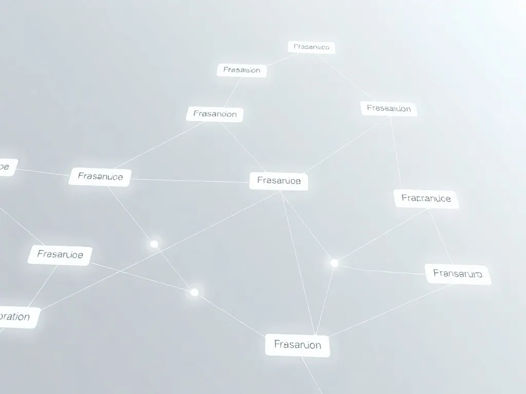 High-tech digital interface showing neural network nodes con